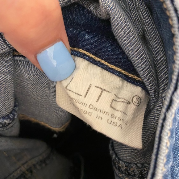 Strapless Jean Jumpsuit - Picture 4 of 4